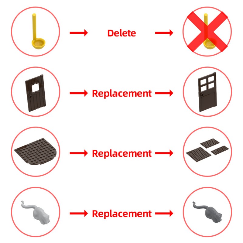GOBRICKS MOC 215423 Witch's House - YWOBB