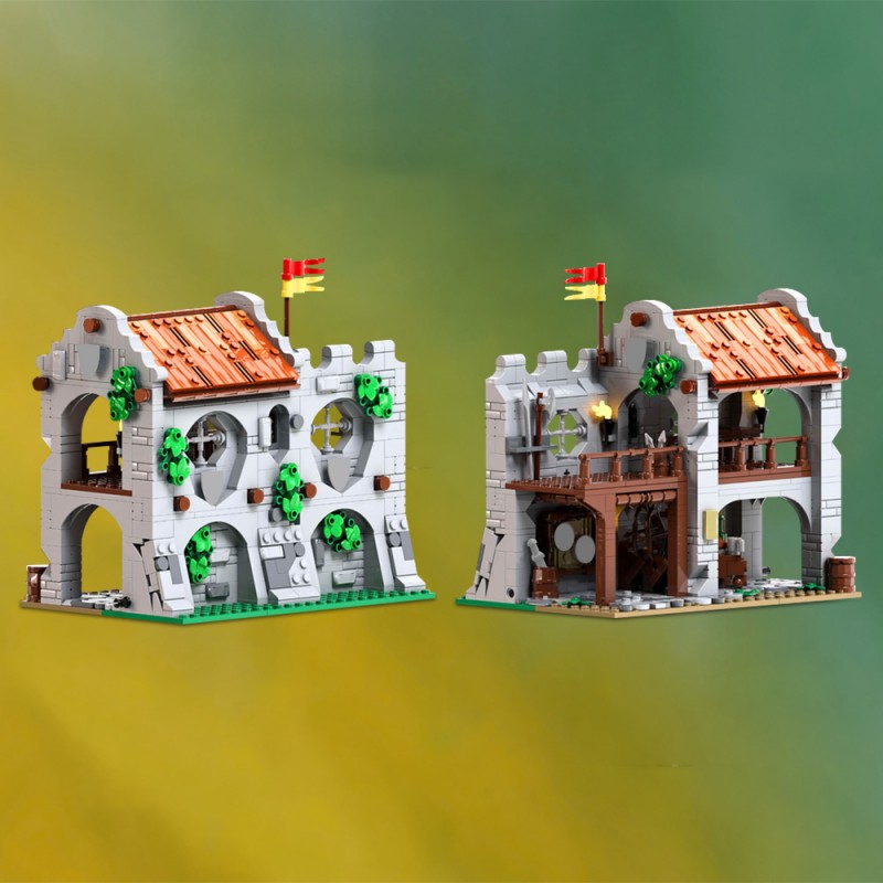 GOBRICKS MOC 212374 Archer's Rest Castle Series No. 1 - YWOBB