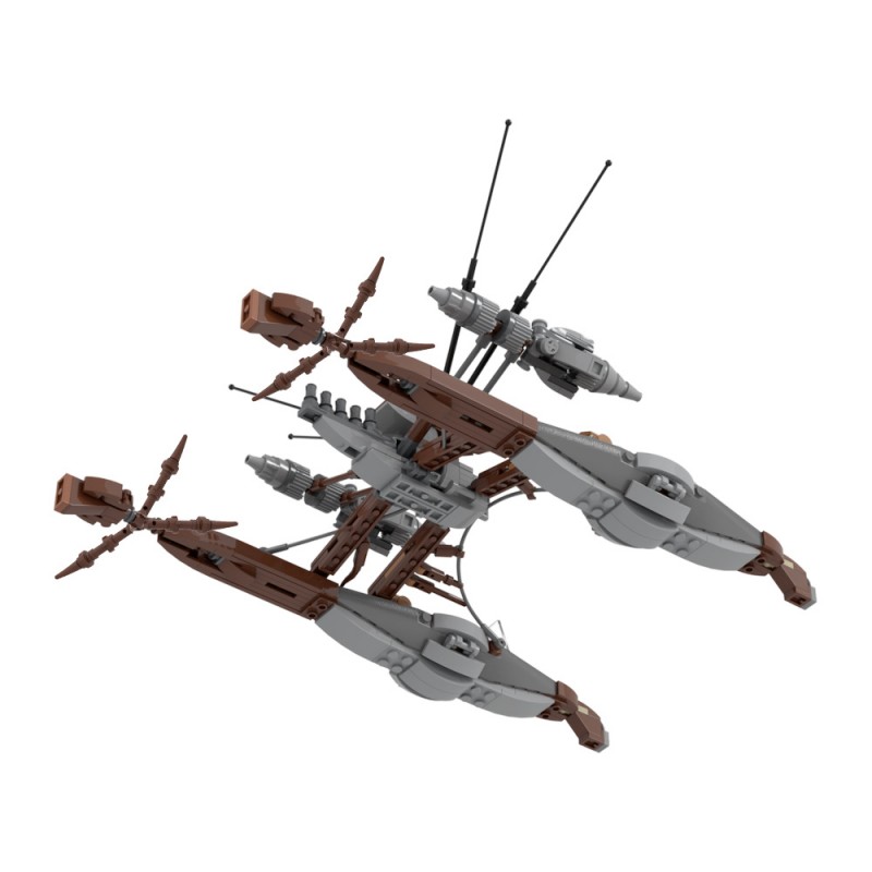 GOBRICKS MOC 231167 Wookie Catamaran - YWOBB