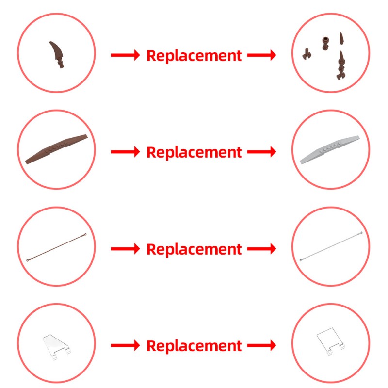 GOBRICKS MOC 231167 Wookie Catamaran - YWOBB