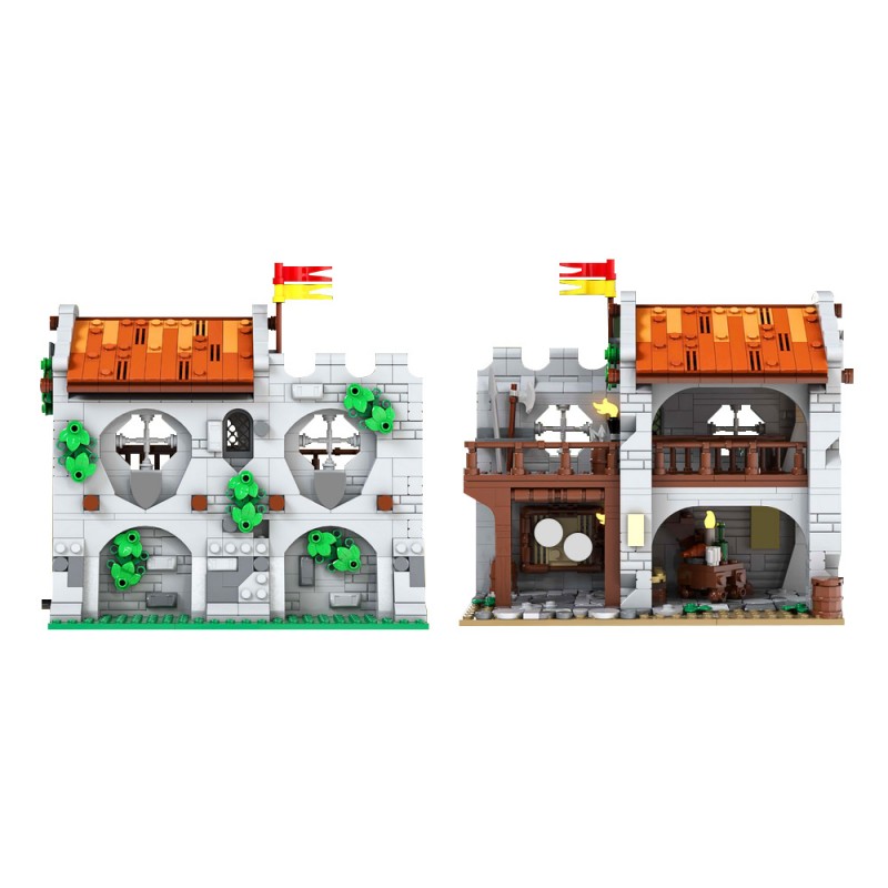 GOBRICKS MOC 212374 Archer's Rest Castle Series No. 1 - YWOBB