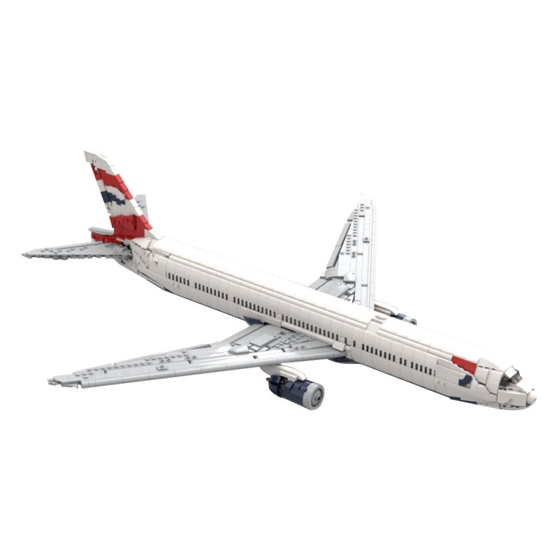 GOBRICKS MOC 227119 British Airways 777-300er - YWOBB