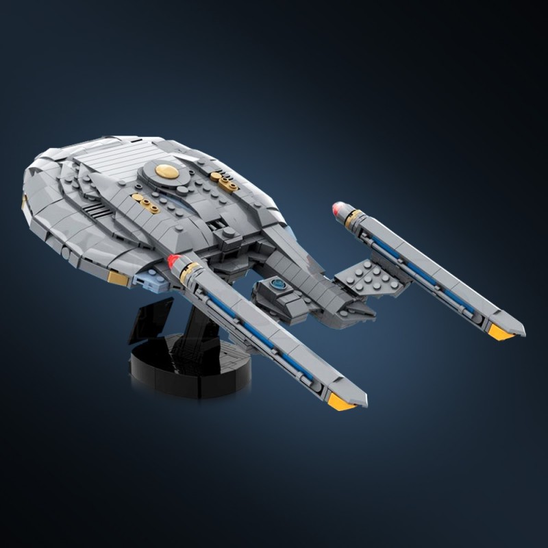 GOBRICKS MOC 226249 Enterprise (NX-01) Midi Scale — Star Trek: Enterprise - YWOBB