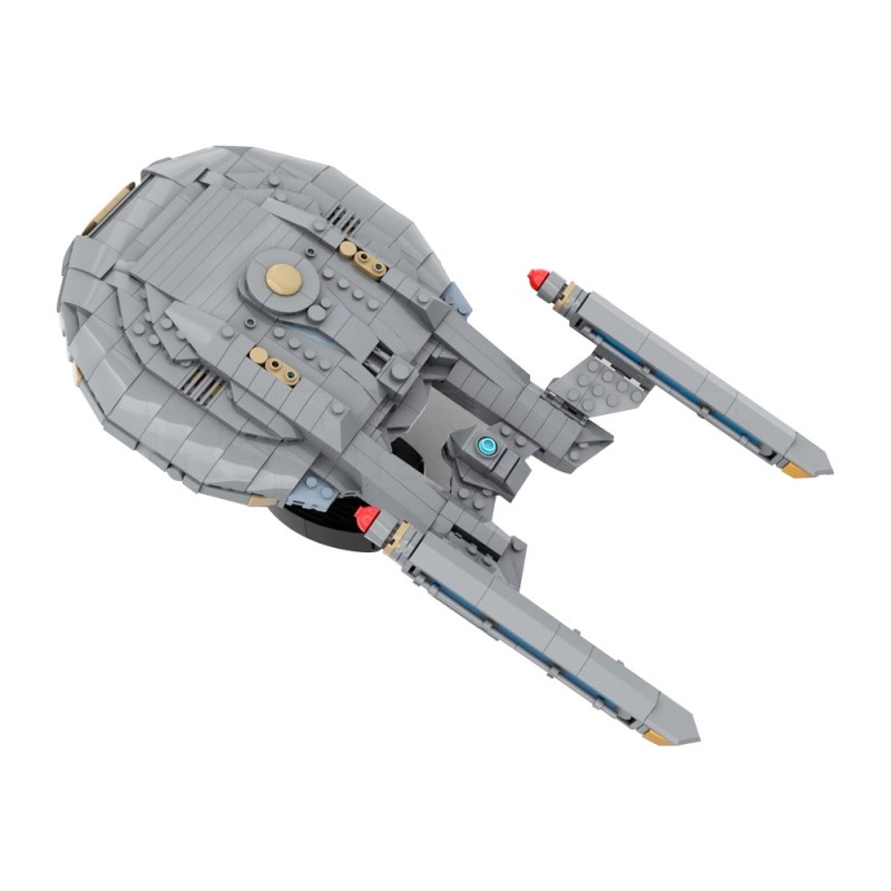 GOBRICKS MOC 226249 Enterprise (NX-01) Midi Scale — Star Trek: Enterprise - YWOBB
