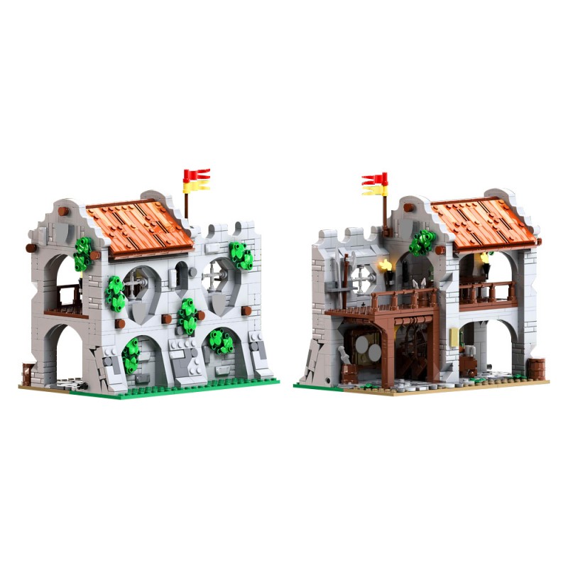 GOBRICKS MOC 212374 Archer's Rest Castle Series No. 1 - YWOBB