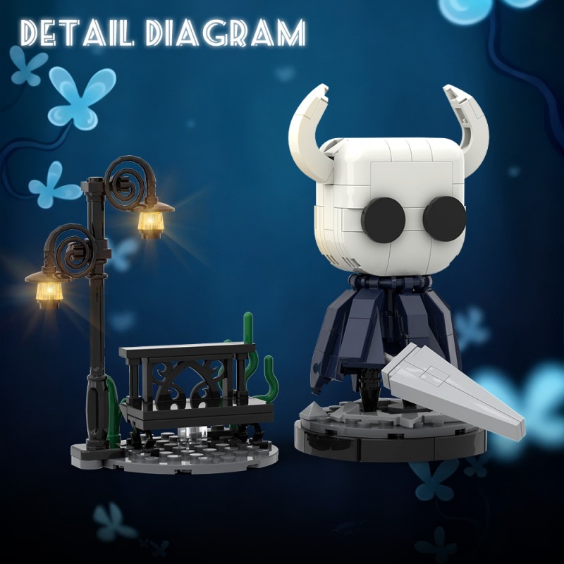 GOBRICKS MOC S0063Y01 The Hollow Knight The Knight - YWOBB