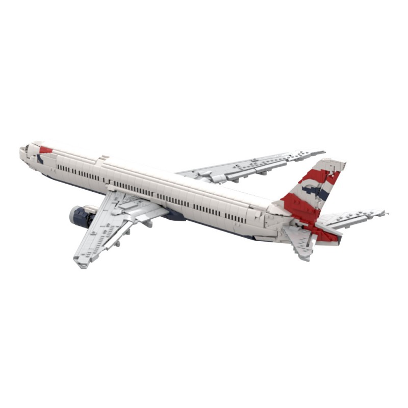 GOBRICKS MOC 227119 British Airways 777-300er - YWOBB