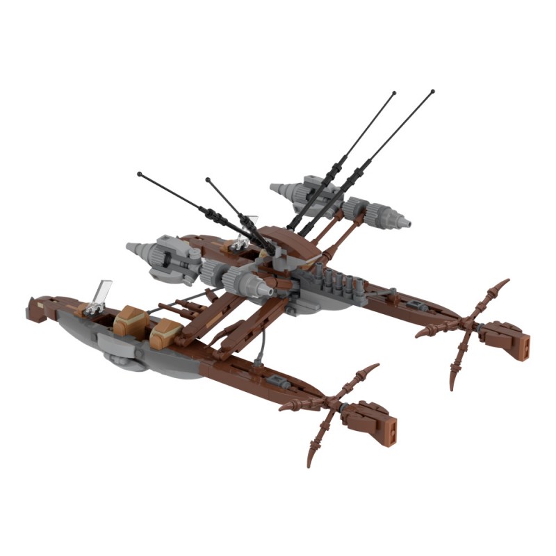GOBRICKS MOC 231167 Wookie Catamaran - YWOBB
