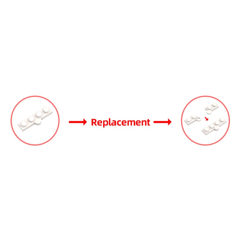 GOBRICKS MOC 231165 Saint Peter's Square 1:800 - YWOBB