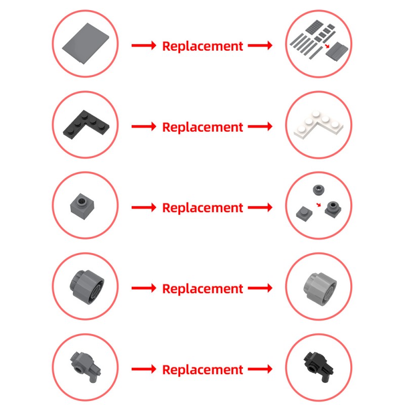 GOBRICKS MOC 226249 Enterprise (NX-01) Midi Scale — Star Trek: Enterprise - YWOBB