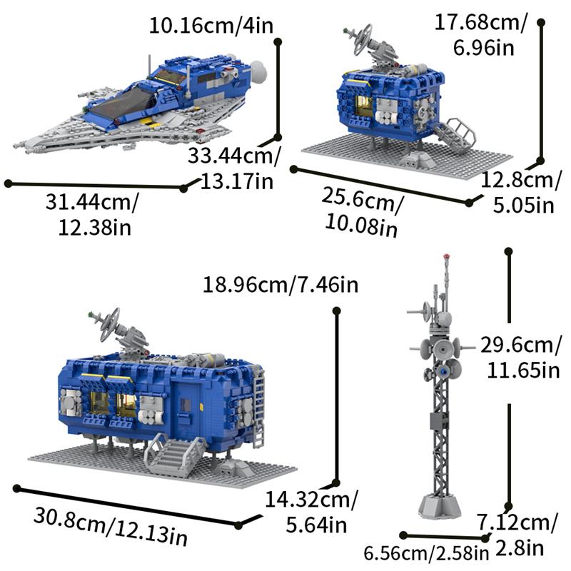 GOBRICKS MOC A2127 LL928 Comes Home Complete - YWOBB