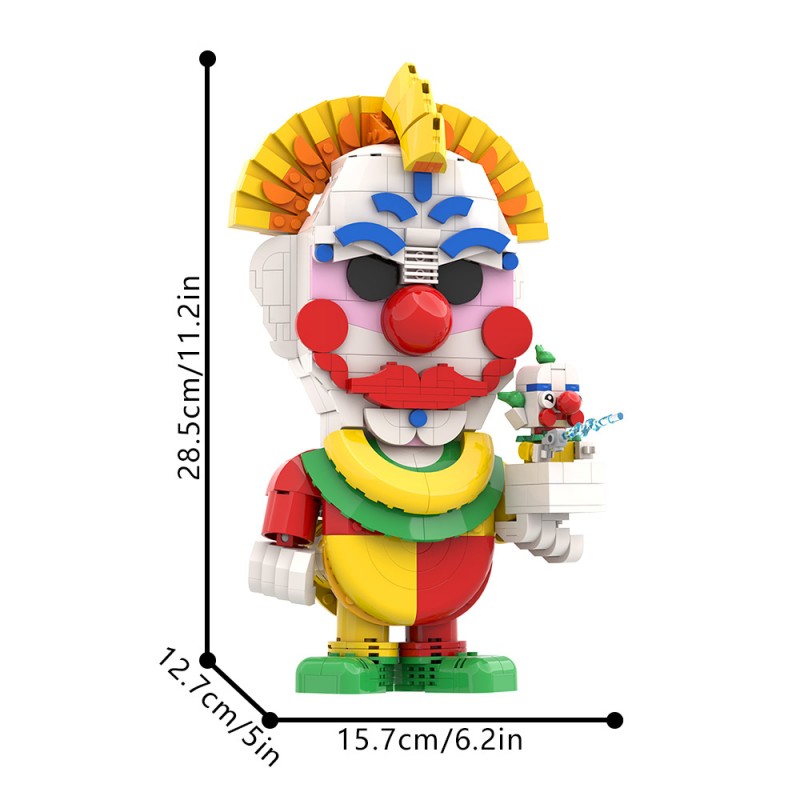 GOBRICKS MOC A2461 Cosmic Slaughter Clown - YWOBB