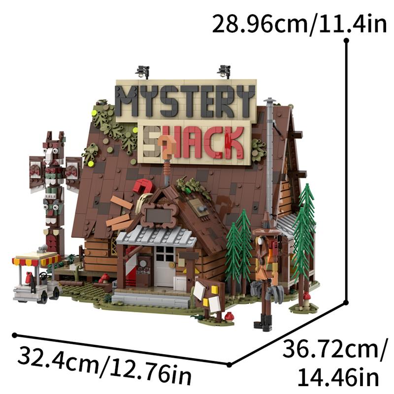 GOBRICKS MOC 204276 The Mystery Shack - YWOBB