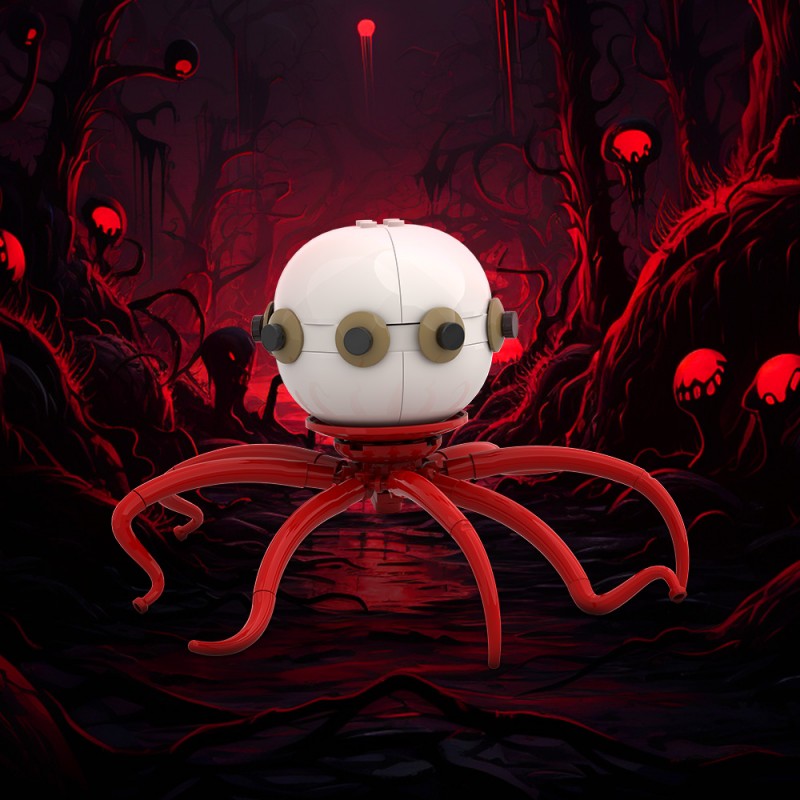 GOBRICKS MOC S0072 Eyeball Alien - YWOBB