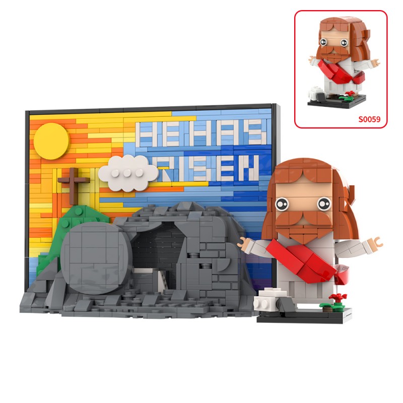 GOBRICKS MOC S0058 Jesus' Resurrection Scene Version - YWOBB