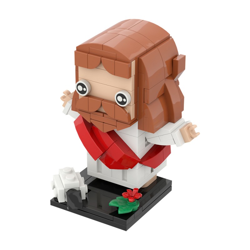 GOBRICKS MOC S0059 Jesus' Resurrection Brickheadz - YWOBB