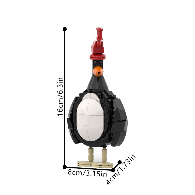 GOBRICKS MOC 211376 Feathers Mcgraw Wallace and Gromit - YWOBB