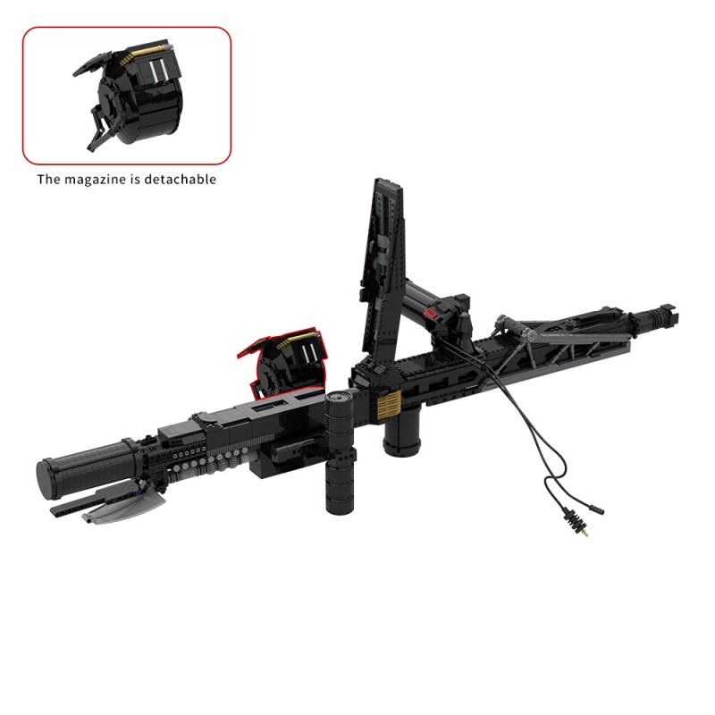 GOBRICKS MOC S0042 Aliens M56 Smartgun - YWOBB