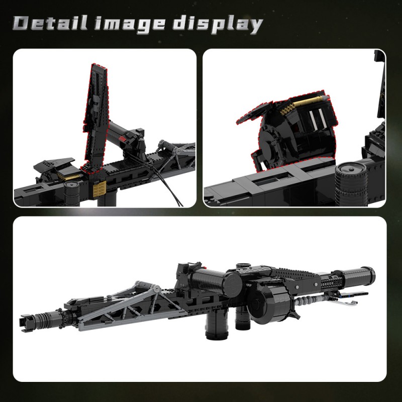 GOBRICKS MOC S0042 Aliens M56 Smartgun - YWOBB