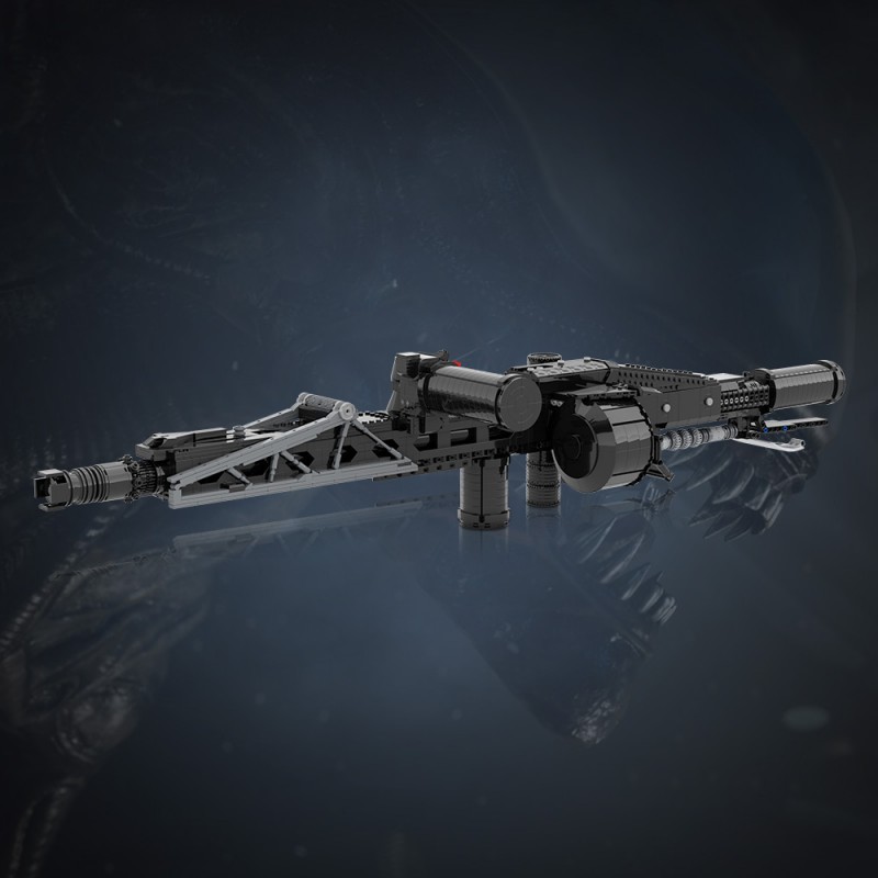 GOBRICKS MOC S0042 Aliens M56 Smartgun - YWOBB