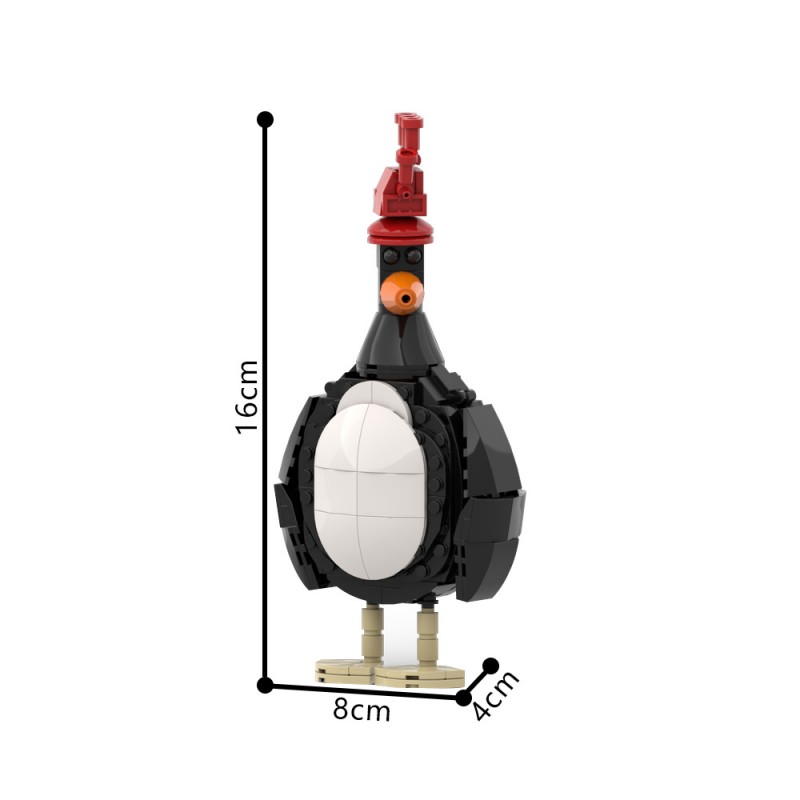 GOBRICKS MOC 211376 Feathers Mcgraw Wallace and Gromit - YWOBB