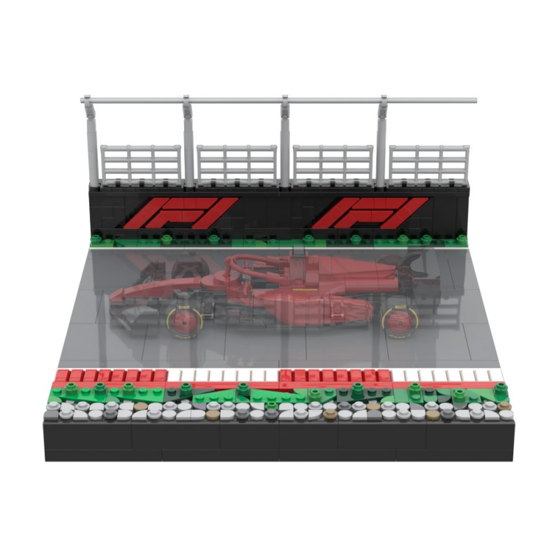 GOBRICKS MOC 227861 Speed Champions Formula 1 Display Stand - YWOBB