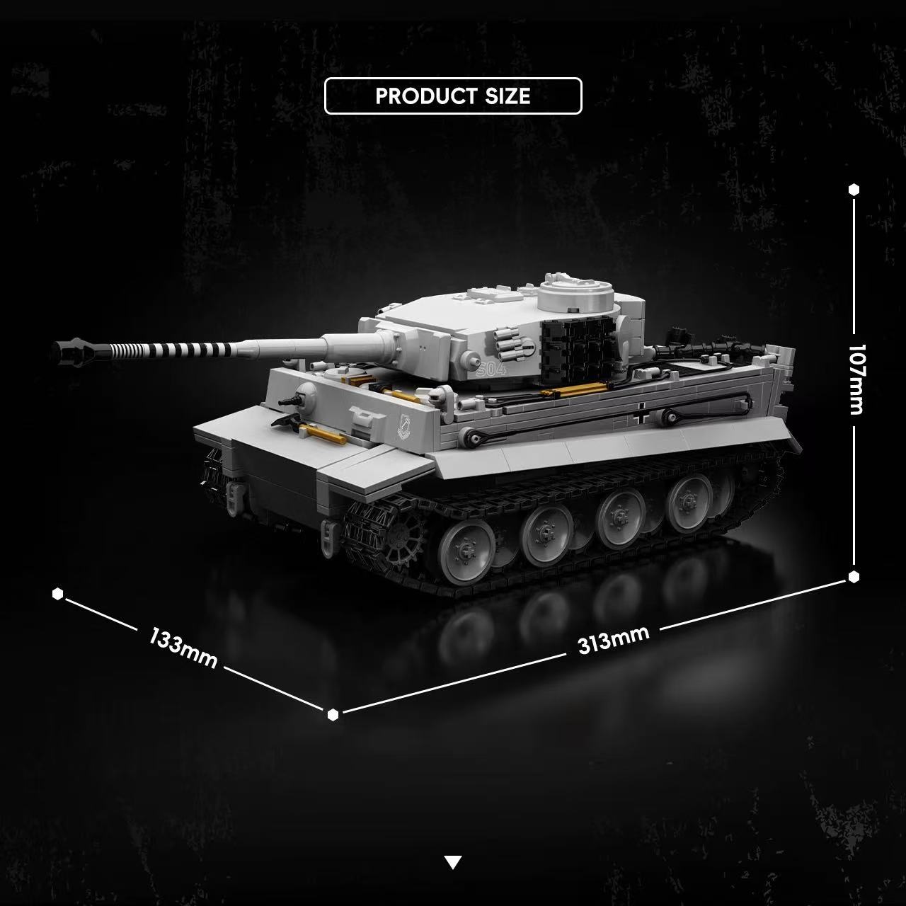 TK2 8001 PANZER VI TIGER S04 Tank - YWOBB