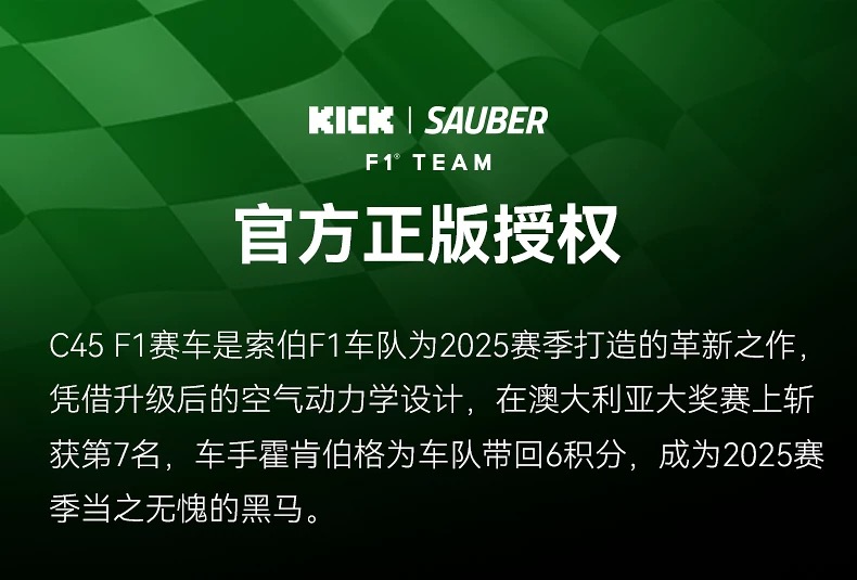 CADA C55082 KICK Sauber F1 Team C45 - YWOBB