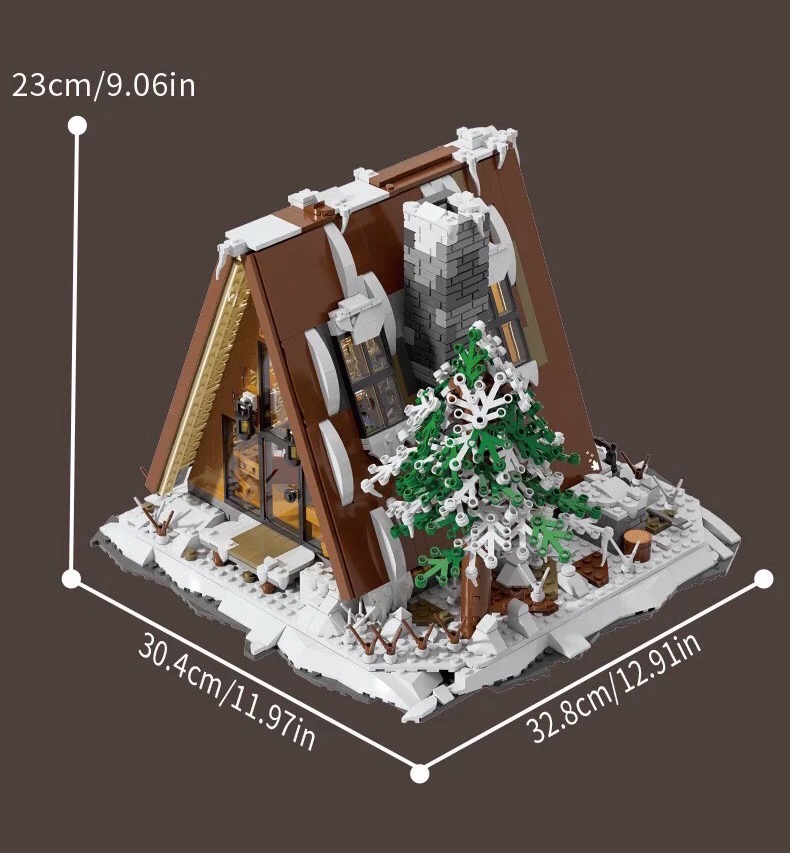 Xbert 66151 A-FRAME SNOW CABIN - YWOBB