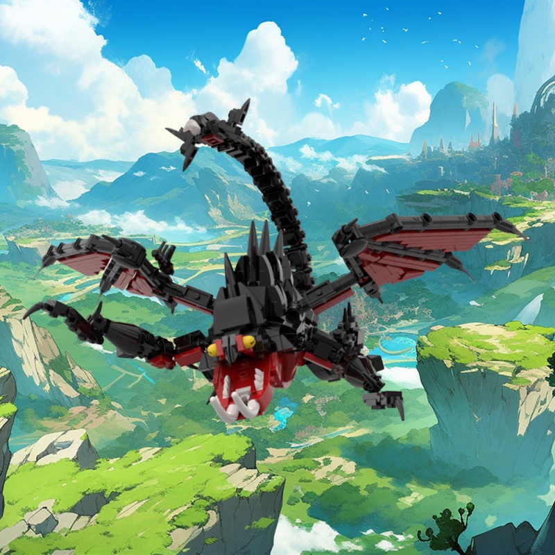 GOBRICKS MOC 228112 Deathgripper HTTYD 3 - YWOBB