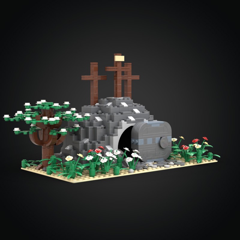 GOBRICKS MOC 228495 Empty Tomb - YWOBB