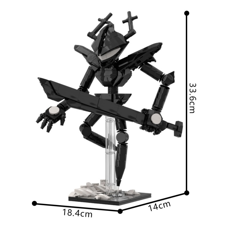 GOBRICKS MOC 231847 The Roaring Knight Deltarune - YWOBB
