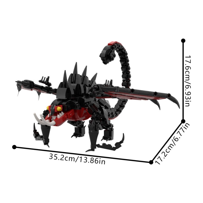 GOBRICKS MOC 228112 Deathgripper HTTYD 3 - YWOBB