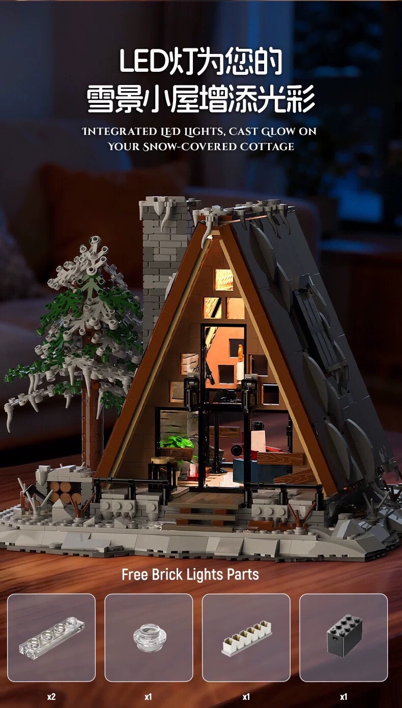 Xbert 66151 A-FRAME SNOW CABIN - YWOBB