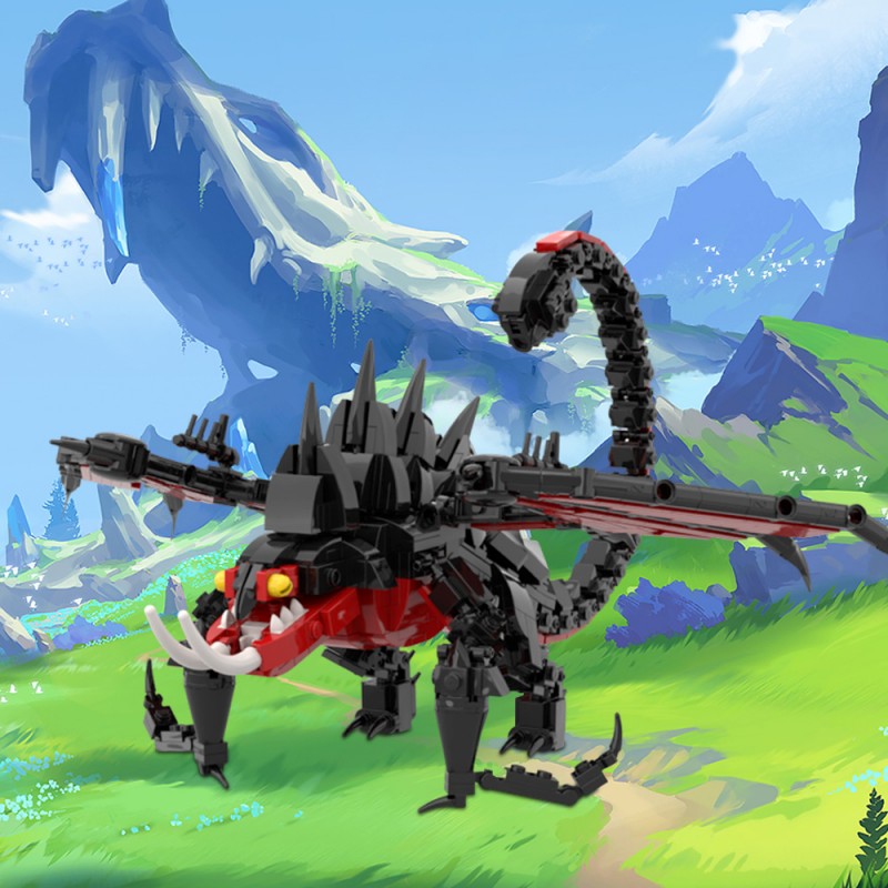 GOBRICKS MOC 228112 Deathgripper HTTYD 3 - YWOBB