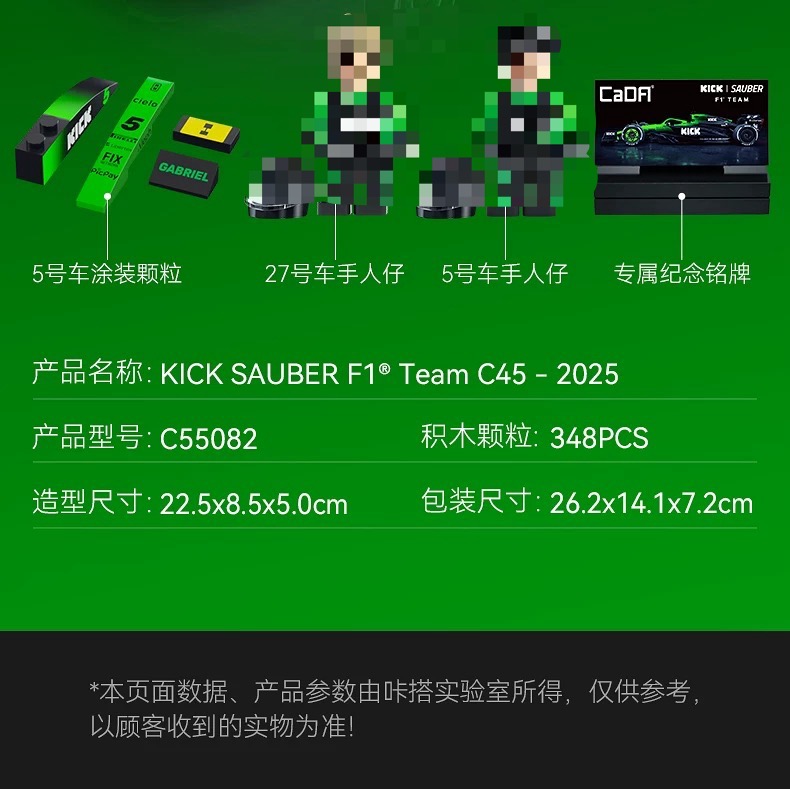 CADA C55082 KICK Sauber F1 Team C45 - YWOBB