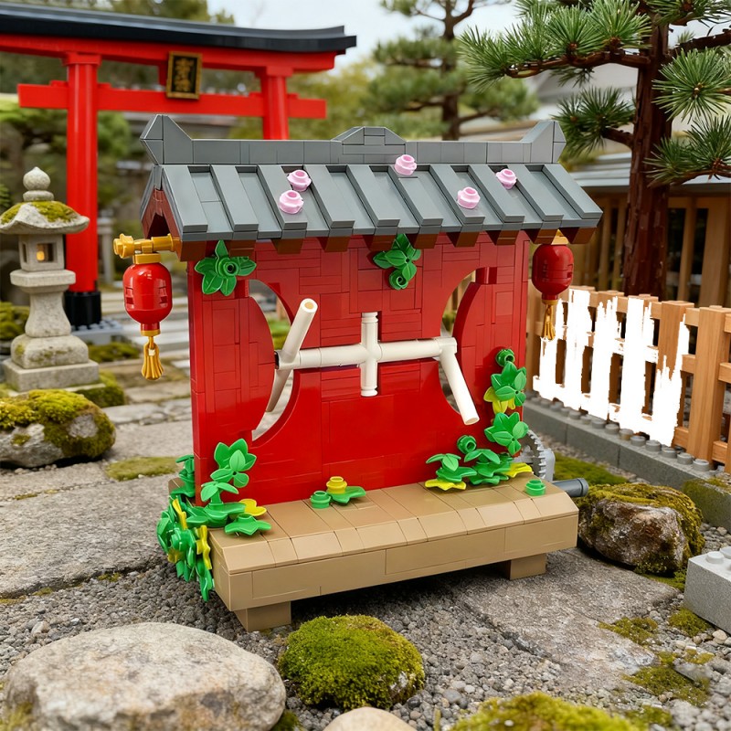 GOBRICKS MOC 228279 Japanese Zen Spinner - YWOBB