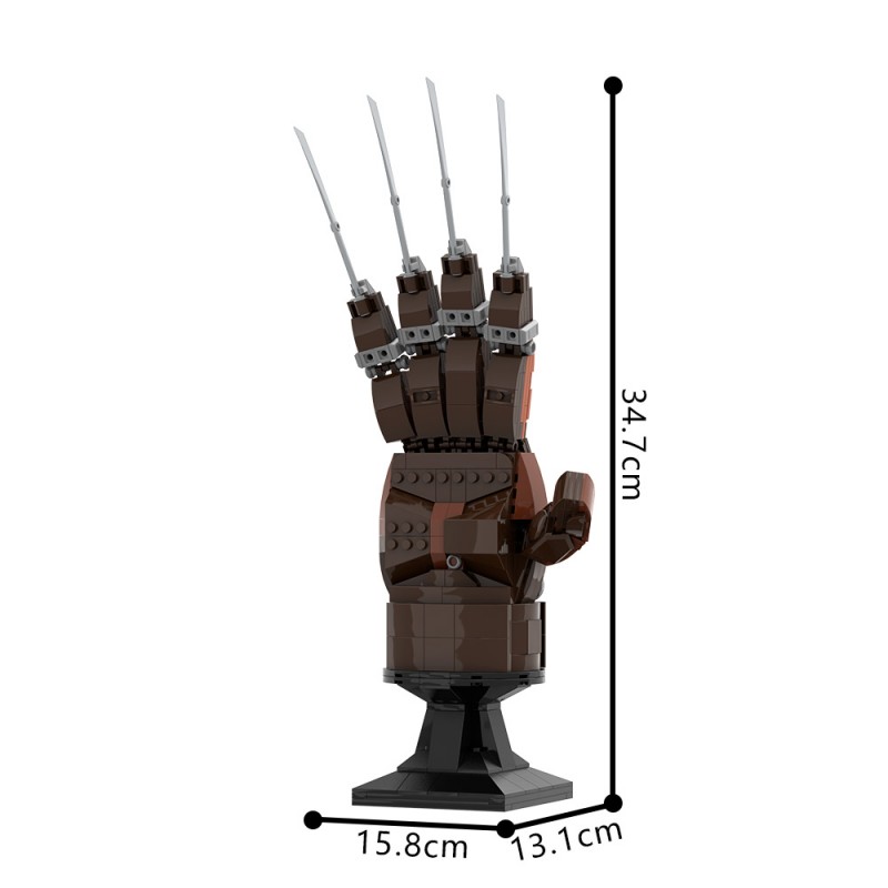 GOBRICKS MOC A2462 A Nightmare on Elm Street - YWOBB