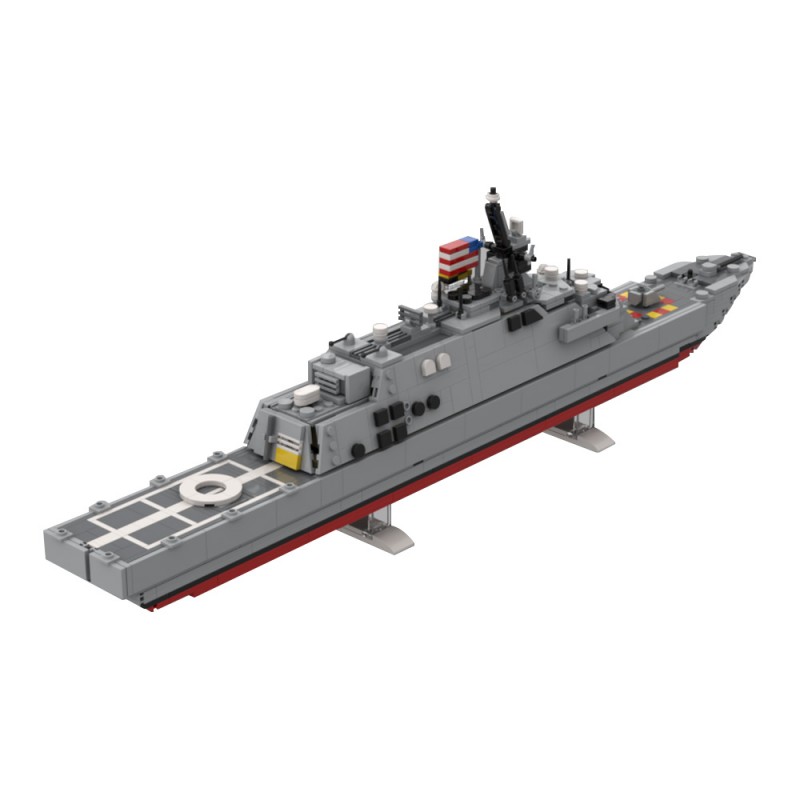 GOBRICKS MOC 228926 USS Freedom LCS-1 - YWOBB