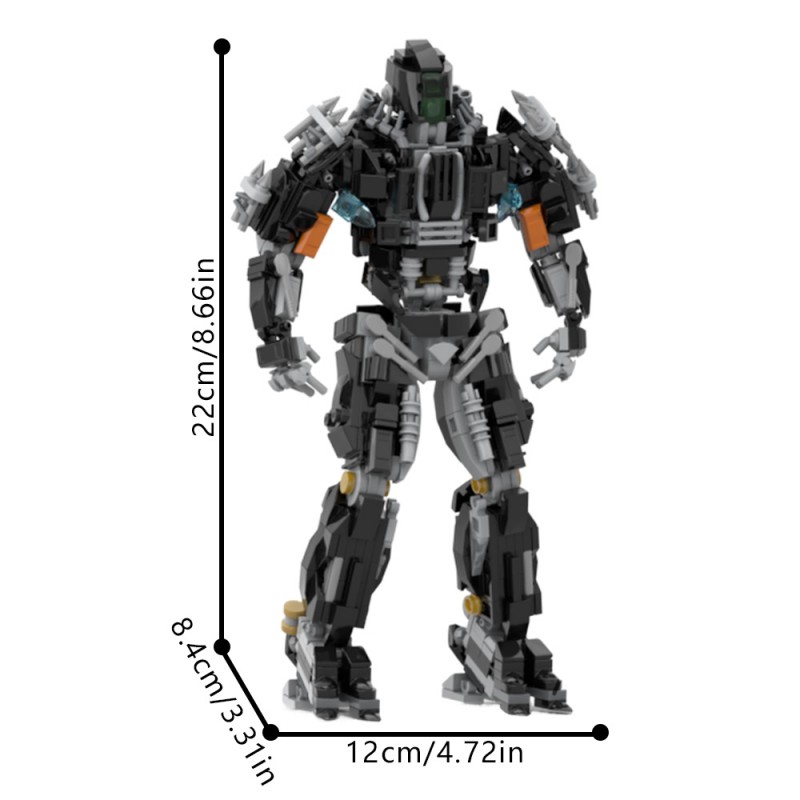GOBRICKS MOC 222242 Lockdown Transformers Age of Extinction - YWOBB