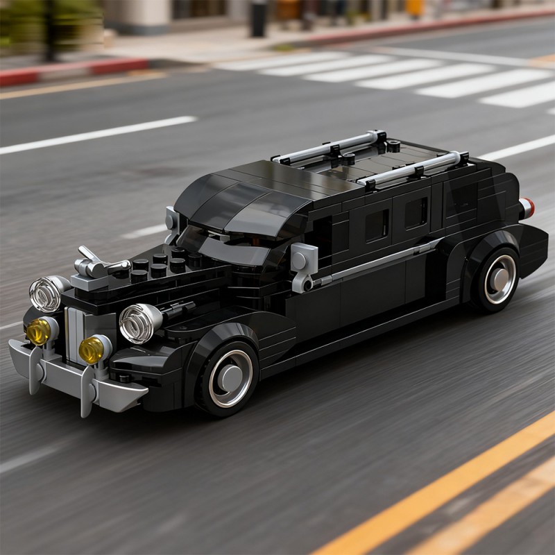 GOBRICKS MOC 196866 The Addams Family car - YWOBB
