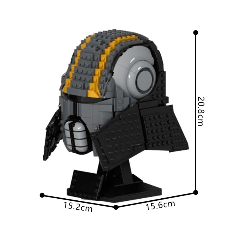 GOBRICKS MOC 222646 Helmet StarKiller - YWOBB