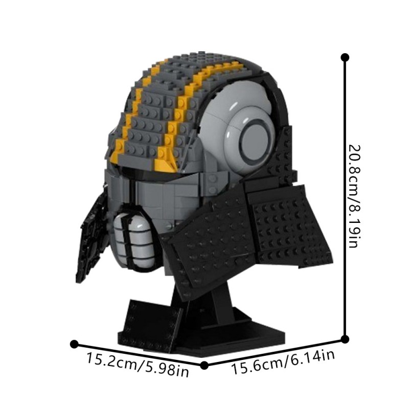 GOBRICKS MOC 222646 Helmet StarKiller - YWOBB