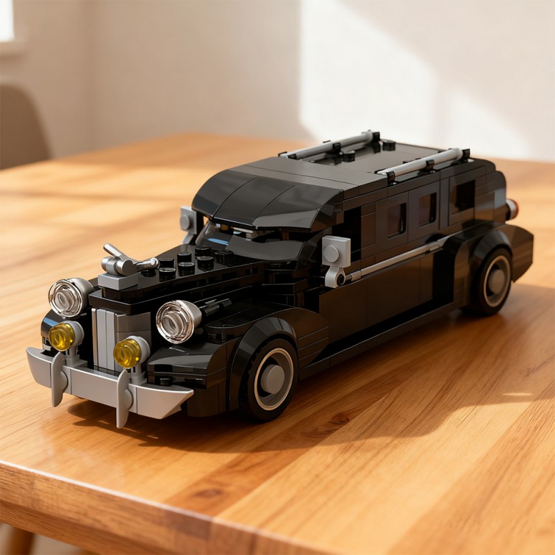 GOBRICKS MOC 196866 The Addams Family car - YWOBB