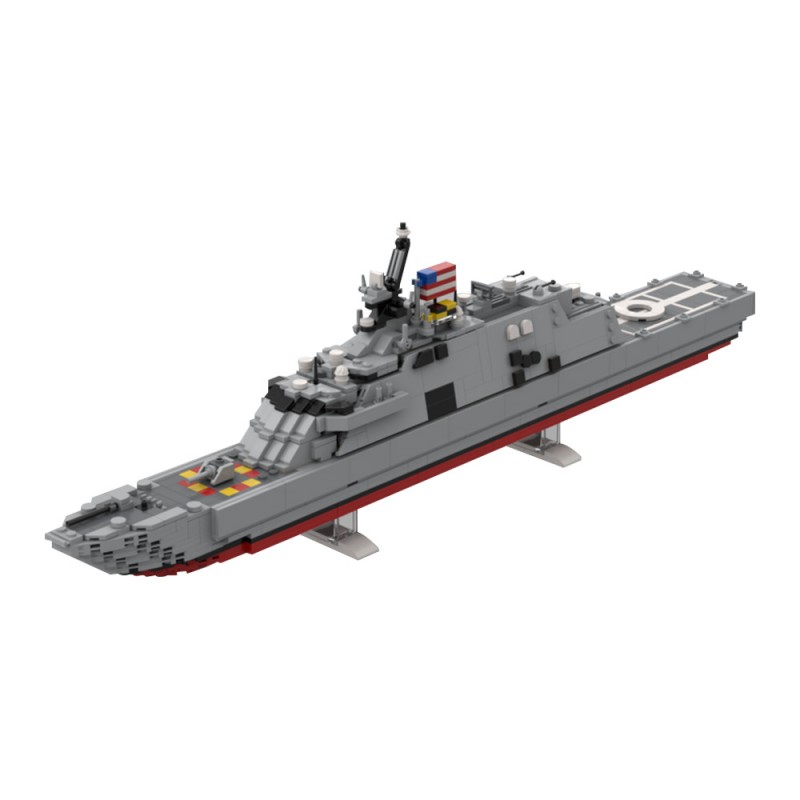 GOBRICKS MOC 228926 USS Freedom LCS-1 - YWOBB