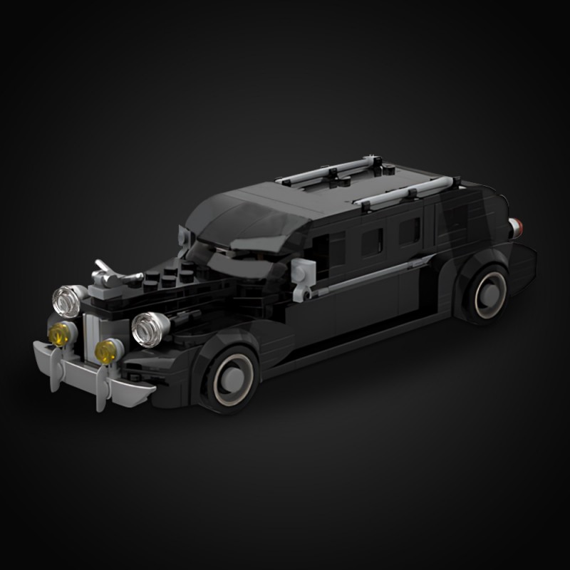 GOBRICKS MOC 196866 The Addams Family car - YWOBB