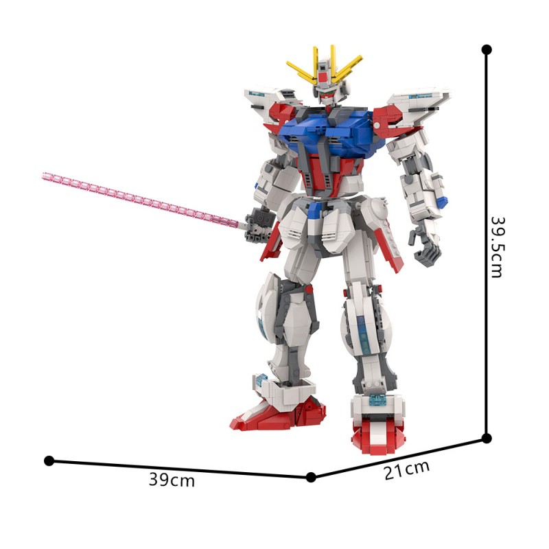 GOBRICKS MOC A1766 Gundam - YWOBB