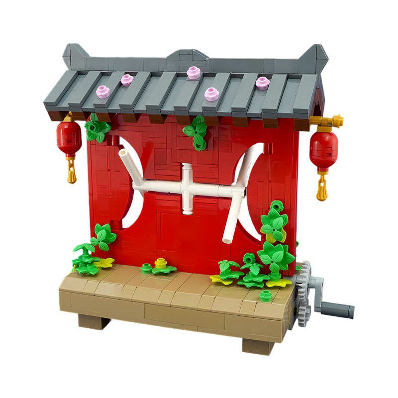 GOBRICKS MOC 228279 Japanese Zen Spinner - YWOBB