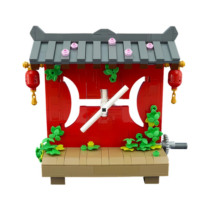 GOBRICKS MOC 228279 Japanese Zen Spinner - YWOBB