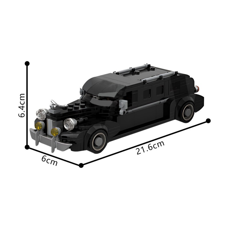 GOBRICKS MOC 196866 The Addams Family car - YWOBB